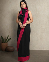 Handloom Jamdani Cotton Saree With Blouse Piece