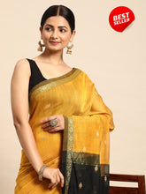 Zari Buti Silk Cotton Saree with blouse piece