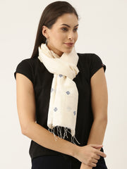 Handloom Jamdani Cotton Stole