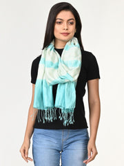 Hand woven Shibori Silk Stole