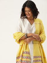 Yellow Khesh Kantha Cotton dupatta