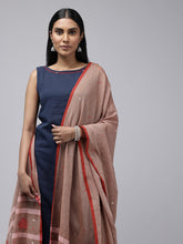 Coffee Red Cotton Jamdani Dupatta