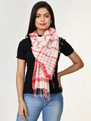 Handloom Jamdani Cotton Stole for women