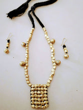 Brass Beaded Orissa Tribal Pendant Set Jewellery