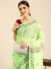 Jamdani Cotton Saree with Blouse piece