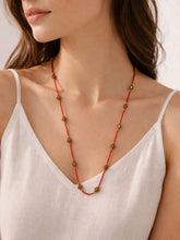 Handmade Red Beaded Necklace
