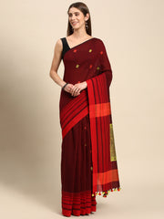 Hand woven Assamese Cotton Saree