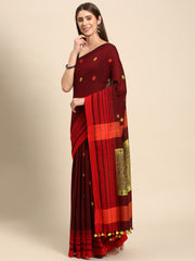 Hand woven Assamese Cotton Saree