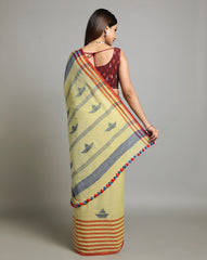 Handloom Jamdani Cotton Saree