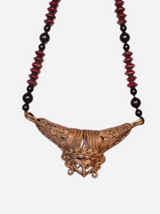 Handmade Dokra Durga Ma Hasuli Jewellery