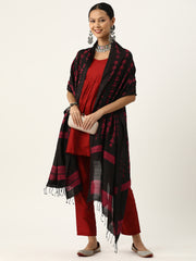Hand Woven Shibori Silk Dupatta
