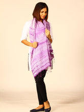 Handloom Loom Shibori Silk Cotton Stole