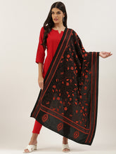 Floral Kantha Cotton Dupatta