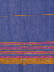 Zaffre Blue Khesh Kantha Cotton work Door Curtain
