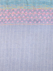 Lavender Pink Khesh Kantha Cotton Door Curtain