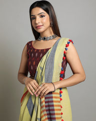 Handloom Jamdani Cotton Saree
