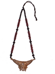 Handmade Dokra Durga Ma Hasuli Jewellery