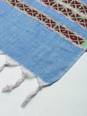Blue Khesh Kantha Cotton dupatta