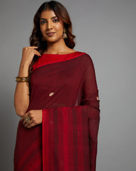 Handloom Cotton Baluchari Saree