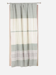 Sage Green Cotton Rod Pocket Door Curtain