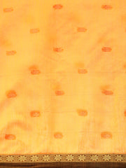 Zari Buti Silk Cotton Saree with blouse piece