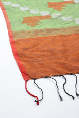 Handloom Jamdani Matka Silk Dupatta