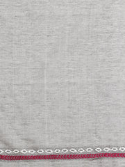 ArtEastri Handloom Grey Purple Cotton Kantha Saree