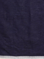 ArtEastri Handloom Blue Ghicha Pallu Kantha Stitch Saree with Blouse piece