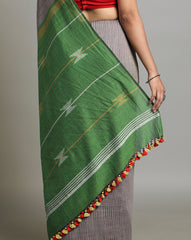 Tie Dye Jamdani Cotton Saree