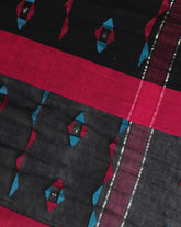 Handloom Jamdani Cotton Saree With Blouse Piece