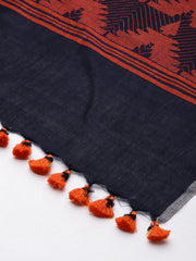 Handloom Jaquard Mul Cotton Dupatta
