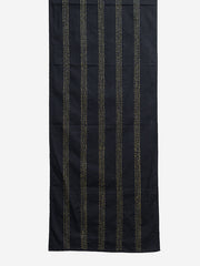 Black Gold Kantha Cotton dining Table Runner