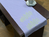 Grey Kantha Cotton dining Table Runner