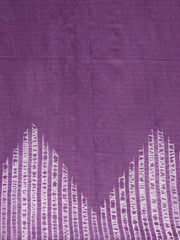 Purple Woven Shibori Silk Cotton Saree