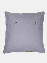 Red Brown Kantha Silk Reversible Cushion Cover - Pack of 1