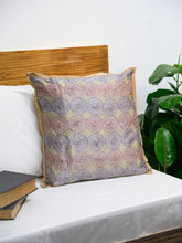 Beige Kantha Silk Reversible Cushion Cover - Pack of 1