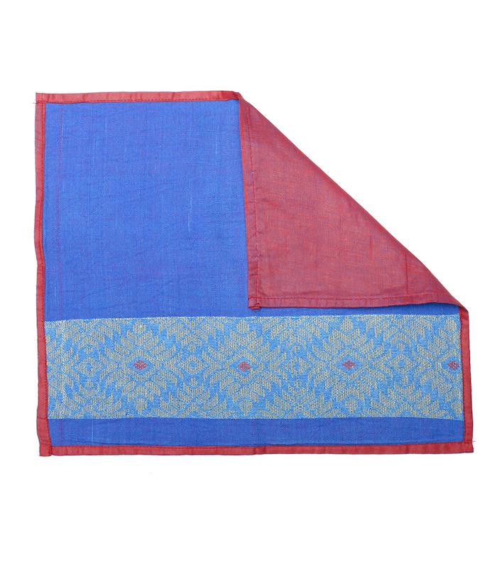 Blue Yellow Axomiya Cotton Table Mats Tablemats Arteastri