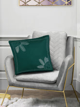 Green Floral Handcrafted Kantha Cushion Cover Cushions Arteastri