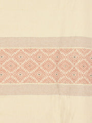 Handloom Cotton Beige Red Rod Pocket Door Curtain - Arteastri