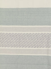 Handloom Cotton Sage Green Rod Pocket Door Curtain - Arteastri