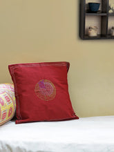Maroon Handcrafted Kantha Cushion Cover - Arteastri