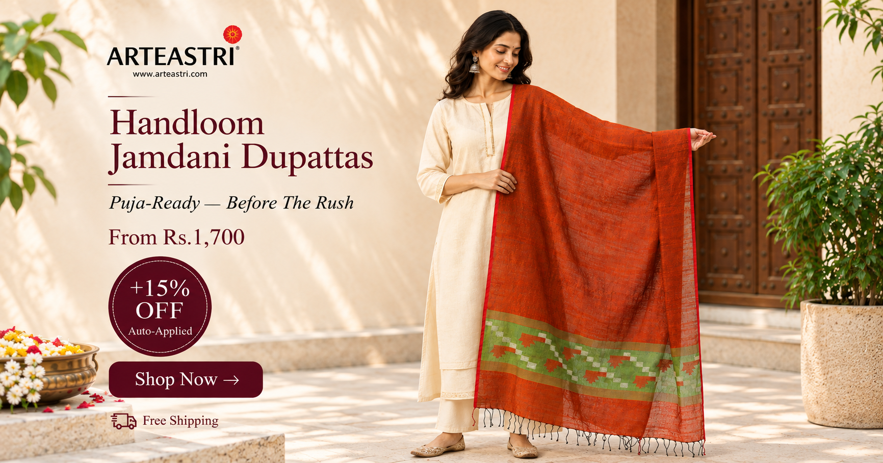 Jamdani Dupattas