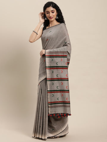 Handloom Jamdani Cotton Saree