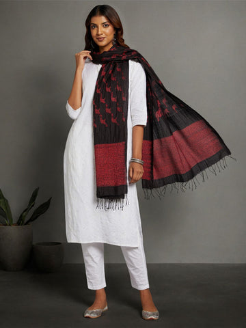 Handloom Silk Shibori Dupatta