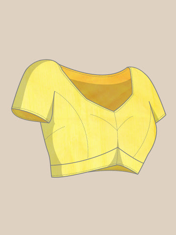 Silk Cotton Sequins Saree with Blouse Piece