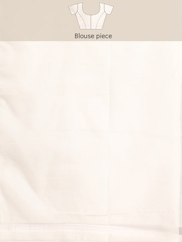 Silk Cotton Sequins Saree with Blouse Piece