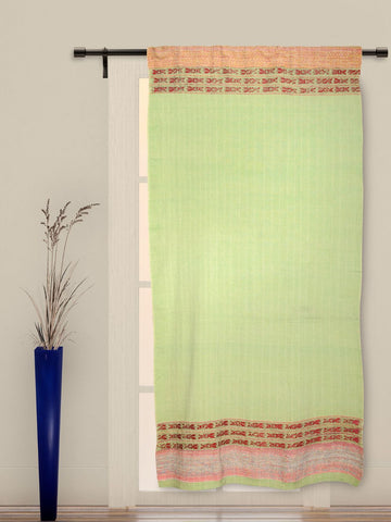 Khesh Kantha Cotton Door Curtain- Single Panel