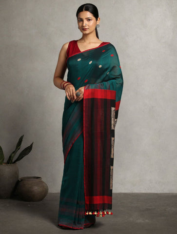 Handloom Cotton Baluchari Saree