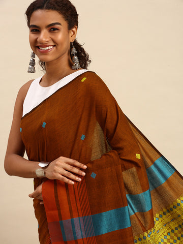 Hand woven Assamese Cotton Saree