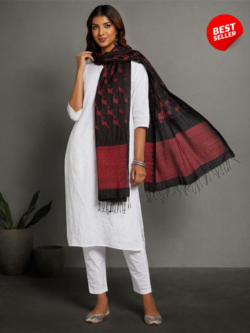 Handloom Silk Shibori Dupatta